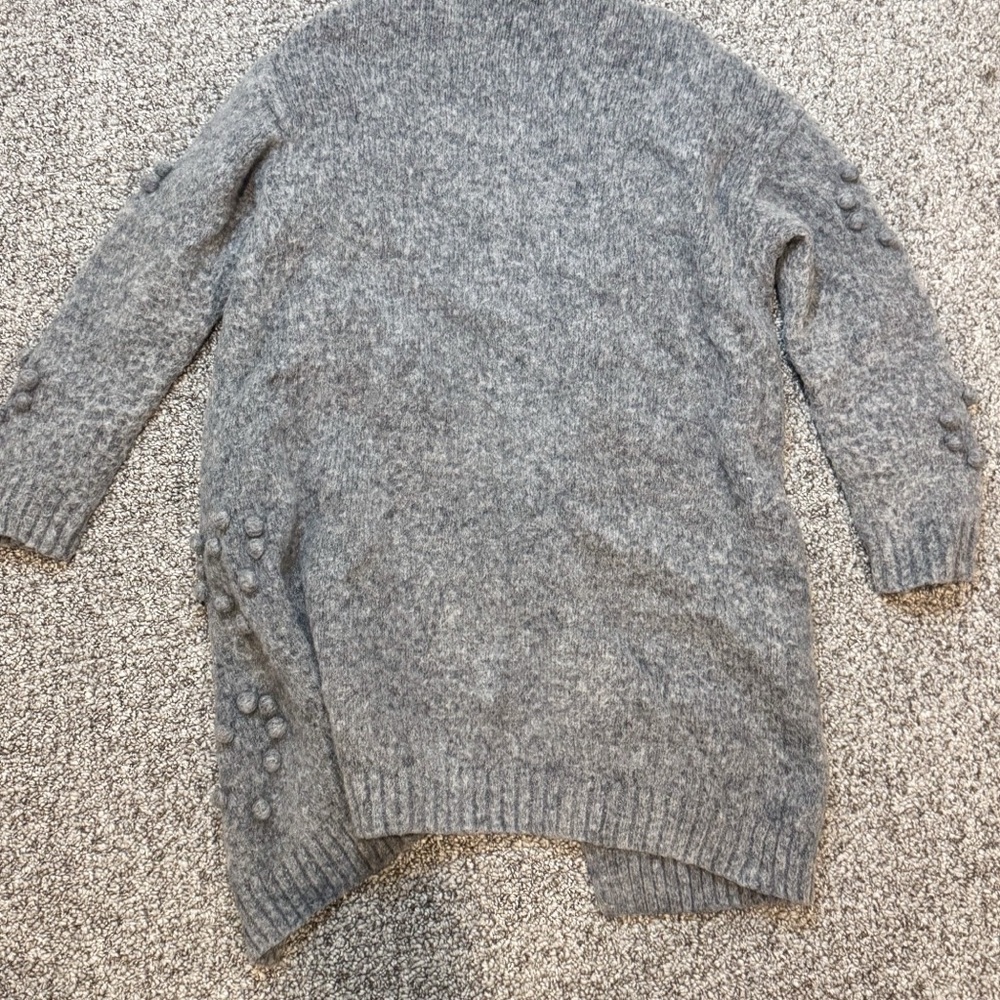 Doe & Rae Gray Textured Cardigan - Picture 7 of 7